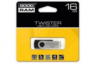 GoodRam TWISTER 16GB Black USB2.0