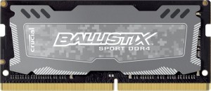 Crucial Pamięć SODIMM DDR4 Ballistix Sport OC 8GB (1x8GB) 2400MHz CL16 1,2V