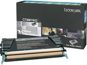Lexmark Toner hte capa LRP C73x/X73x black 12K