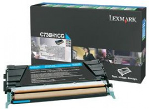 Lexmark Toner Optra C73x/X73x Cyan 10K C736H1CG