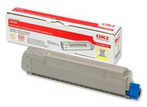 OKI Toner C8600 Yellow 6k