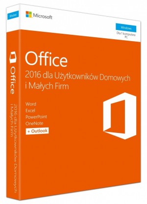 Microsoft Office 2016 Home & Business PL Win 32-bit/x64 P2 T5D-02786