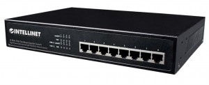 Intellinet Network Solutions INTELLINET 560641 Intellinet Switch gigabit 8x 10/100/1000 Mb/s PoE/PoE+ 802.3at/af 140W endspan