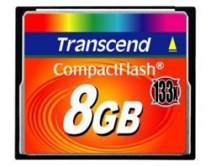 Transcend TS8GCF133 karta pamięci Compact Flash 8GB High Speed 133x