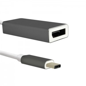 Qoltec 50429 Adapter USB 3.1 Typ C męski DisplayPort żeński