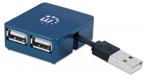 Manhattan 160605 Hub USB 2.0 4 porty Micro
