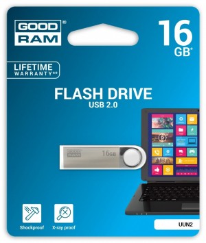 GoodRam memory USB UUN2 16GB USB 2.0 Silver