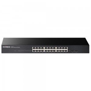 Edimax GS-1026 V2 24x Gigabit (10/100/1000Mbps) 19 RM Switch + 2x Gigabit SFP slot