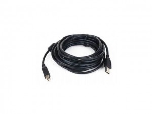 Gembird Kabel USB 2.0 typu AB AM-BM 3m FERRYT czarny