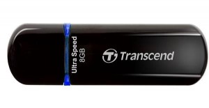 Transcend JetFlash 600 8GB USB2.0 Blue Read 32 MByte/s Write 12 MByte/s
