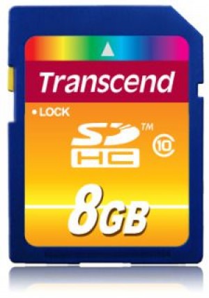 Transcend TS8GSDHC10 karta pamięci SDHC 8GB Class 10 ULTIMATE HD VIDEO