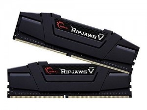 GSkill RAM Ripjaws V - 16 GB (2 x 8 GB Kit) - DDR4 3000 DIMM CL15 Ripjaws V Serie DDR4 DRAM Speicher wurde für ansprechendes Design und Leistung konzipiert und ist