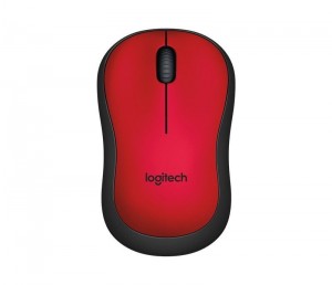Logitech Maus M220 Silent - Rot Erledigen Sie Ihre Arbeit, ohne dabei auch nur einen Ton zu verpassen oder Ihr Umfeld zu stören. Mit