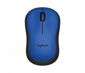 Logitech Mysz bezprzewodowa M220 Silent optyczna niebieska
