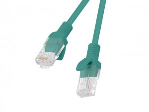 Lanberg PCU5-10CC-0050-G Patchcord RJ45, kat. 5e, UTP, 0.5m, zielony