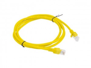 Lanberg PCU5-10CC-0150-Y Patchcord RJ45, kat. 5e, UTP, 1.5m, żółty