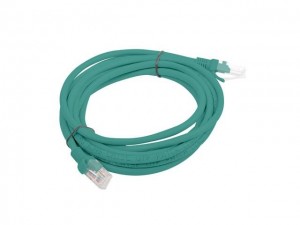 LANBERG PATCHCORD KAT.5E 3M ZIELONY FLUKE PASSED