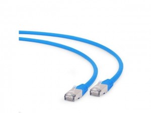 Gembird PP6A-LSZHCU-B-0.25M patchcord RJ45, kat. 6A, SFTP, LSZH, 0.25m, niebieski