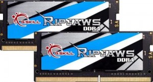 GSkill RAM Ripjaws - 32 GB (2 x 16 GB Kit) - DDR4 2133 SO-DIMM CL15 Das Ripjaws DDR4 SO-DIMM Kit ist die perfekte Systemerweiterung und bietet schnellere Dat