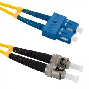 Qoltec Patchcord Światłowodowy SC/UPC-ST/UPC SM 9/125 G652D 5m