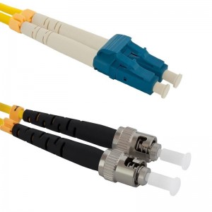 Qoltec Patchcord Światłowodowy LC/UPC-ST/UPC SM 9/125 G652D 1m