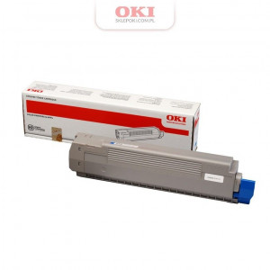 OKI 44643003 Toner cyan 7300str C801/C821