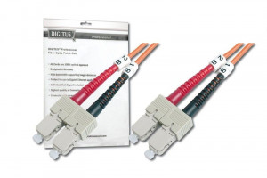 Digitus DK-2522-02 światłowód krosowy, duplex MM 50/125 OM2 SC-SC, 2m, 15 LGW
