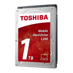 Toshiba HDD L200 Mobile (CMR) 1TB, SATA III, 5400 rpm, 8MB cache, 2,5, 9,5mm, BULK