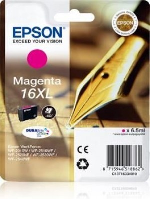 Epson C13T16334012 Tusz T1633 XL magenta DURABrite 6,5 ml WF-2010/25x0