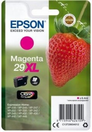 Epson C13T29934012 Tusz Singlepack magenta 29 Claria Home Tusz XL 6,4 ml