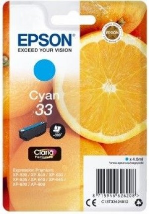 Epson C13T33424012 Tusz Premium Singlepack cyan 33