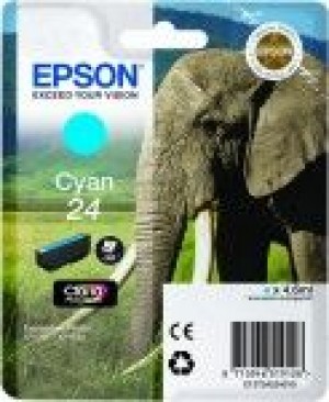 Epson C13T24224012 Tusz T2422 cyan 4,6 ml XP-750/850