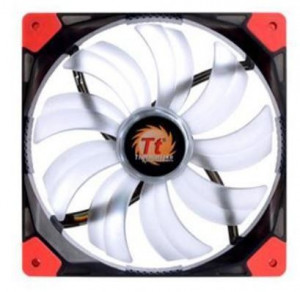 Thermaltake Wentylator Luna 14 LED (140mm, 1000 RPM) Retail/Box Czerwony