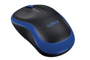 Logitech Mysz bezprzewodowa M185 910-002236 (optyczna; 1000 DPI; kolor niebieski)