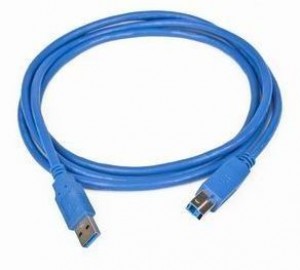 Gembird Kabel USB 3.0 typu AB AM-BM 1,8 niebieski