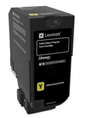 Lexmark Toner CS725 żółty 12K 74C2HYE