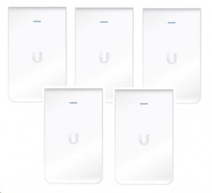 Ubiquiti Networks UBIQUITI UAP-AC-IW-5 Ubiquiti UniFi In-Wall AC AP 2.4GHz/5GHz, 802.11 a/b/g/n/ac, 3xGbE,PoE+ - 5 Pack