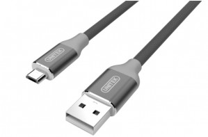 Unitek Y-C4026AGY Kabel USB - microUSB 2.0 Szary