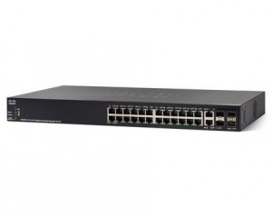 Cisco Systems SG350X-24-K9-EU Cisco SG350X-24 24-port Gigabit Stackable Switch
