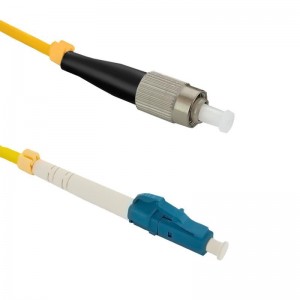 Qoltec Patchcord Światłowodowy LC/UPC-FC/UPC SM 9/125 G652D 20m