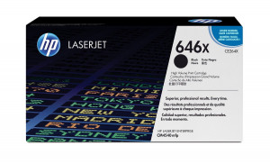 HP 646X - Hohe Ergiebigkeit - Schwarz - Original - LaserJet - Tonerpatrone (CE264X) 646X LaserJet Tonerkassetten schwarz sorgen dauerhaft für exzellente Produktivität. Dank dieser z