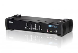 Aten Przełącznik 4-Port USB DVI/Audio KVMP Switch CS1764-AT-G