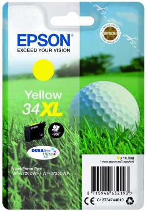 Epson C13T34744010 Tusz Yellow 34XL T3474