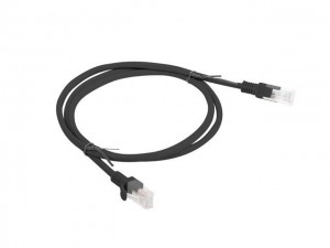 Lanberg PCU5-10CC-0100-BK Patchcord RJ45 cat. 5e UTP 1m czarny