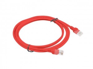 Lanberg PATCHCORD KAT.5E 2M CZERWONY FLUKE PASSED