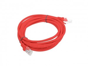 Lanberg PCU5-10CC-0300-R Patchcord RJ45 kat. 5e UTP 3m czerwony