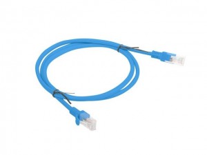 Lanberg PCU6-10CC-0100-B Patchcord RJ45 kat. 6 UTP 1m niebieski