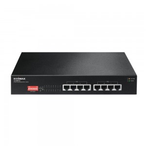 Edimax GS-1008P V2 Long Range 8x10/100/1000Mb PoE+ Switch,130W budget (30W/port) with DIP sw