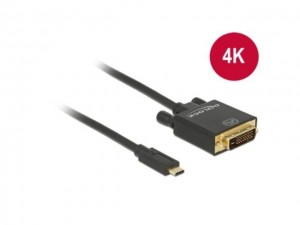 DeLOCK Kabel USB-C -> DVI (24+1) M/M 2m 4K