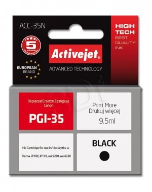 ActiveJet ACC-35N Tusz (zamiennik Canon PGI-35; Supreme; 9 5 ml; czarny)